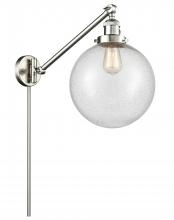 Innovations Lighting 237-SN-G204-10-LED - Beacon - 1 Light - 10 inch - Brushed Satin Nickel -Adjustable Swing Arm