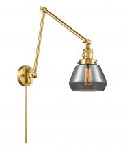 Innovations Lighting 238-SG-G173 - Fulton - 1 Light - 8 inch - Satin Gold -Adjustable Swing Arm