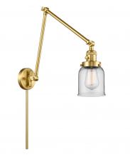 Innovations Lighting 238-SG-G52 - Bell - 1 Light - 8 inch - Satin Gold -Adjustable Swing Arm