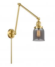 Innovations Lighting 238-SG-G53 - Bell - 1 Light - 8 inch - Satin Gold -Adjustable Swing Arm