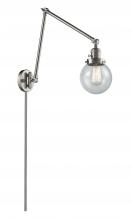 Innovations Lighting 238-SN-G204-6-LED - Beacon - 1 Light - 6 inch - Brushed Satin Nickel -Adjustable Swing Arm