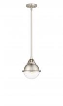 Innovations Lighting 288-1S-SN-HFS-62-SN-LED - Hampden - 1 Light - 7 inch - Brushed Satin Nickel - Cord hung - Mini Pendant