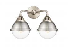 Innovations Lighting 288-2W-SN-HFS-62-SN-LED - Hampden - 2 Light - 15 inch - Brushed Satin Nickel - Bath Vanity Light