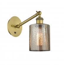 Innovations Lighting 317-1W-BB-G116-LED - Cobbleskill - 1 Light - 5 inch - Brushed Brass - Adjustable Sconce