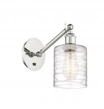 Innovations Lighting 317-1W-PN-G1113-LED - Cobbleskill - 1 Light - 5 inch - Polished Nickel - Adjustable Sconce