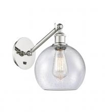 Innovations Lighting 317-1W-PN-G124-8-LED - Athens - 1 Light - 8 inch - Polished Nickel - Adjustable Sconce