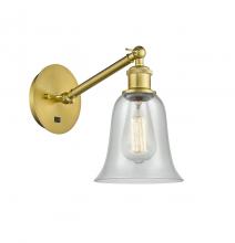 Innovations Lighting 317-1W-SG-G2812-LED - Hanover - 1 Light - 6 inch - Satin Gold - Adjustable Sconce