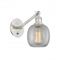 Innovations Lighting 317-1W-SN-G105-LED - Belfast - 1 Light - 6 inch - Brushed Satin Nickel - Adjustable Sconce
