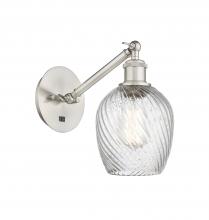 Innovations Lighting 317-1W-SN-G292-LED - Salina - 1 Light - 6 inch - Brushed Satin Nickel - Adjustable Sconce