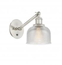 Innovations Lighting 317-1W-SN-G412-LED - Dayton - 1 Light - 6 inch - Brushed Satin Nickel - Adjustable Sconce