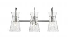 Innovations Lighting 385-3W-SN-G385-5CL - Nichole - 3 Light - 24 inch - Brushed Satin Nickel - Bath Vanity Light
