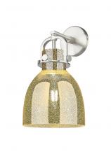 Innovations Lighting 410-1W-SN-G412-8ME - Newton Bell - 1 Light - 8 inch - Satin Nickel - Sconce