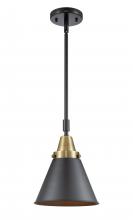 Innovations Lighting 447-1S-BAB-M13-BK-LED - Appalachian - 1 Light - 8 inch - Black Antique Brass - Mini Pendant