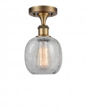 Innovations Lighting 516-1C-BB-G105-LED - Belfast - 1 Light - 6 inch - Brushed Brass - Semi-Flush Mount