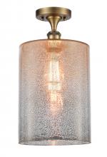 Innovations Lighting 516-1C-BB-G116-L-LED - Cobbleskill - 1 Light - 9 inch - Brushed Brass - Semi-Flush Mount