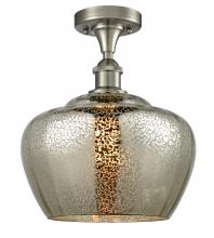 Innovations Lighting 516-1C-SN-G96-L-LED - Fenton - 1 Light - 11 inch - Brushed Satin Nickel - Flush Mount