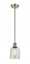 Innovations Lighting 516-1P-AB-G259-LED - Caledonia - 1 Light - 5 inch - Antique Brass - Cord hung - Mini Pendant