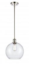 Innovations Lighting 516-1S-PN-G124-10-LED - Athens - 1 Light - 10 inch - Polished Nickel - Mini Pendant