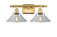 Innovations Lighting 516-2W-SG-G132-LED - Orwell - 2 Light - 18 inch - Satin Gold - Bath Vanity Light