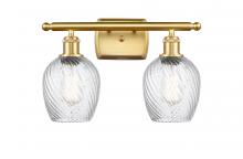 Innovations Lighting 516-2W-SG-G292-LED - Salina - 2 Light - 16 inch - Satin Gold - Bath Vanity Light