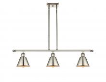 Innovations Lighting 516-3I-PN-M8-LED - Smithfield - 3 Light - 36 inch - Polished Nickel - Cord hung - Island Light