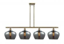 Innovations Lighting 516-4I-AB-G93-L-LED - Fenton - 4 Light - 49 inch - Antique Brass - Cord hung - Island Light