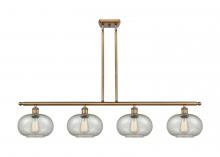 Innovations Lighting 516-4I-BB-G249-LED - Gorham - 4 Light - 48 inch - Brushed Brass - Cord hung - Island Light