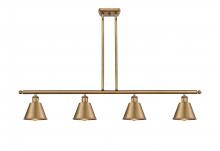Innovations Lighting 516-4I-BB-M8-LED - Smithfield - 4 Light - 48 inch - Brushed Brass - Cord hung - Island Light