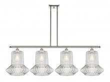 Innovations Lighting 516-4I-PN-G212-LED - Springwater - 4 Light - 50 inch - Polished Nickel - Cord hung - Island Light
