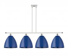 Innovations Lighting 516-4I-WPC-MBD-12-BL-LED - Plymouth - 4 Light - 50 inch - White Polished Chrome - Cord hung - Island Light