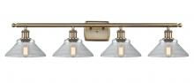 Innovations Lighting 516-4W-AB-G132-LED - Orwell - 4 Light - 38 inch - Antique Brass - Bath Vanity Light