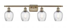 Innovations Lighting 516-4W-AB-G292-LED - Salina - 4 Light - 36 inch - Antique Brass - Bath Vanity Light