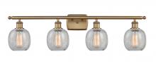 Innovations Lighting 516-4W-BB-G105-LED - Belfast - 4 Light - 36 inch - Brushed Brass - Bath Vanity Light