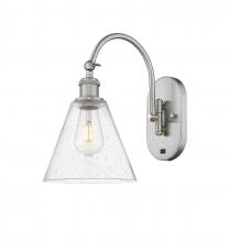 Innovations Lighting 518-1W-SN-GBC-84-LED - Berkshire - 1 Light - 8 inch - Brushed Satin Nickel - Adjustable Swing Arm