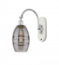 Innovations Lighting 518-1W-WPC-G557-6SM - Vaz - 1 Light - 6 inch - White Polished Chrome - Adjustable Swing Arm