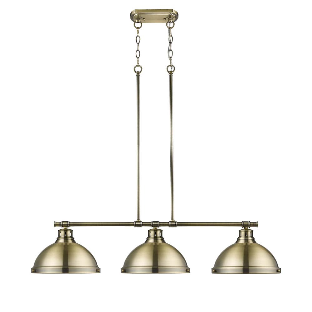 Duncan 4-Light Bath Vanity in Pewter with Clear Glass