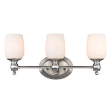 Golden 2115-BA3 PW-OP - 3 Light Bath Vanity