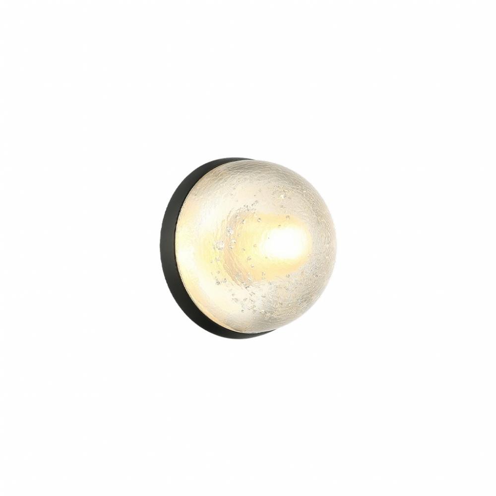 Misty Matte Black Wall Sconce / Ceiling Mount