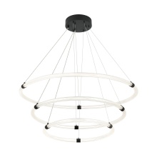 Matteo Lighting C34896MB - Inkara Matte Black Pendant