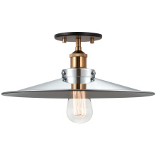 Matteo Lighting X46113AGCH - Bulstrode's Workshop Aged Gold Brass Ceiling Mount