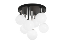 Matteo Lighting X75307BKOP - Stellar Black Ceiling Mount