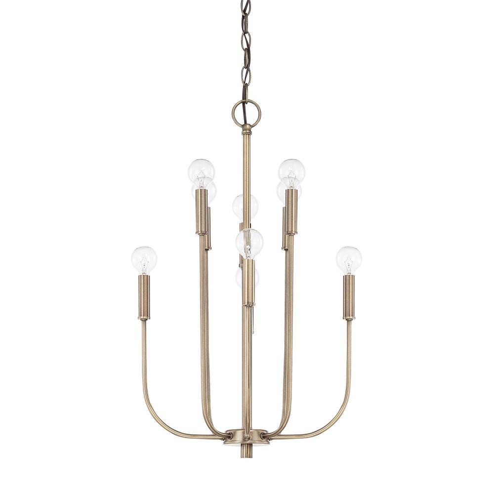 8 Light Foyer