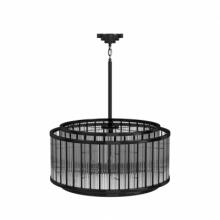 Avenue Lighting HF1928-GM - Waldorf Metal And Glass Rod Round Chandelier
