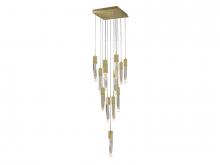 Avenue Lighting HF1905-13-AP-BB-C - Aspen Collection 13 Light Clear Crystal Multi Port Pendant