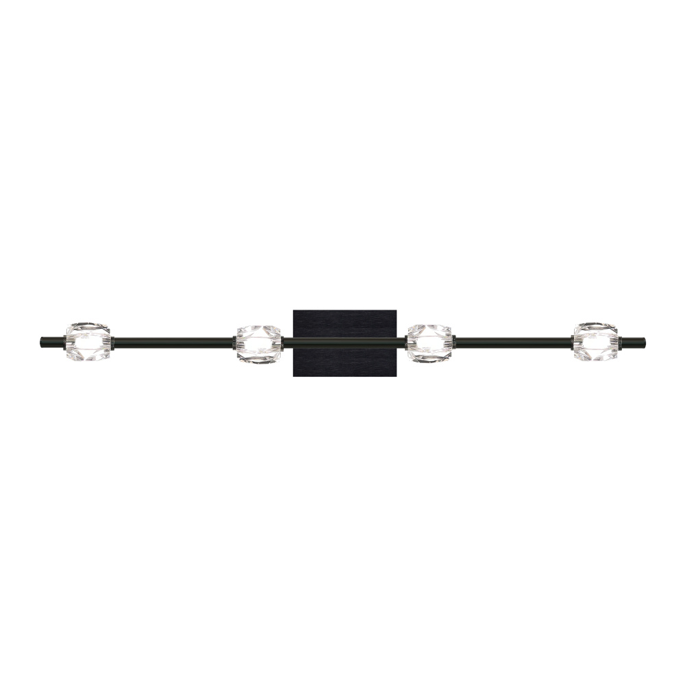 Diamante 37" Crystal Bath Bar