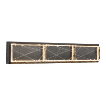 ZEEV Lighting VL11512-LED-24B-SBB - Lucus 27" Crystal Wall Sconce