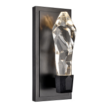 ZEEV Lighting WS11408-LED-1-SBB - Angelus Vertical Crystal Wall Sconce