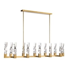 ZEEV Lighting PL11356-LED-12-2x2-AGB - Mamadim 72" Crystal Linear
