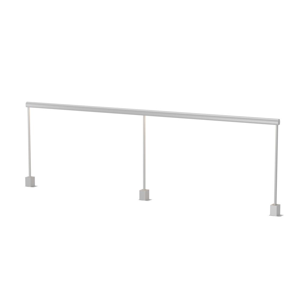 Sobre 2 x 36" Desk Clamp Mounted (Warm Light; Silver)