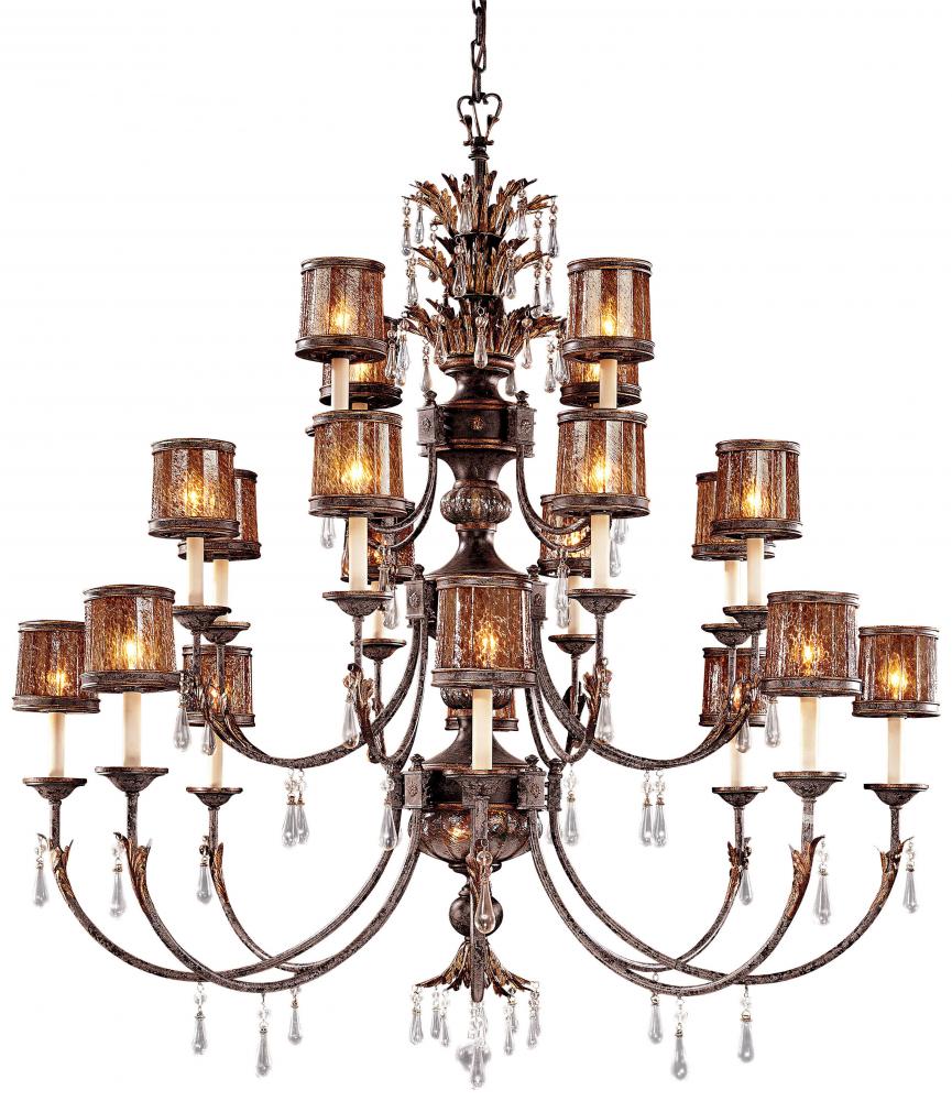22 LIGHT CHANDELIER